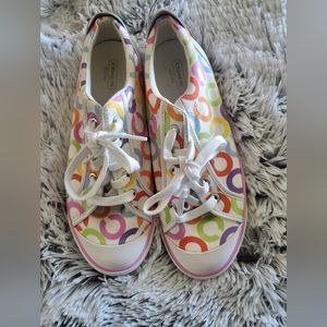 Coach Women’s Rainbow Sneakers Size 9